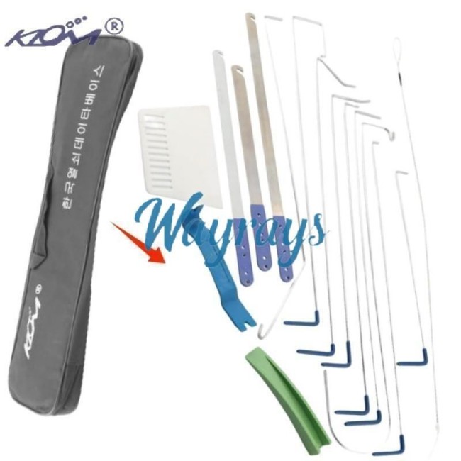 [Small]KLOM brand Large Automotive Lockout Kit,including air bag, long reach tools, a precision measuring tape, insertion plate...