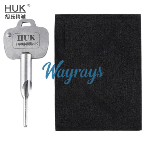 [small]HUK brand garage door & roller shutter cross locks try-out tool