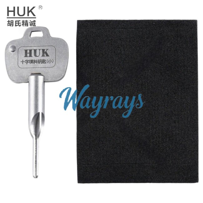 [small]HUK brand garage door & roller shutter cross locks try-out tool