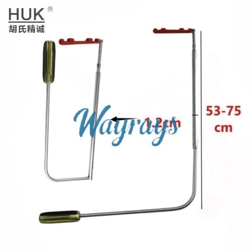 HUK brand straight rod peephole tool with adjustable length (53cm-75cm)