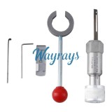 [Mul-5pins-L]2 in 1 pick and decoder tool,isreal Mul-T lock