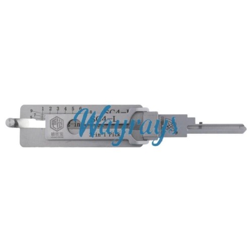 SC4-L Schlage 2 in 1 lock pick decoder tool.Support USA schlage residential decoder