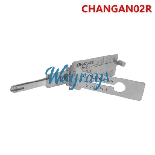 Lishi CHANGAN02R 2 in 1 tool.Support Changan Benben, Honor (Ouno), Jinniuxing (Golden Bull Star), compact double-row trucks, single-row trucks, and Zhixing (Star) series.