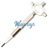 Measurement depth multi-function wrench for lock