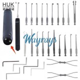 [With light]HUK brand hook pick tool,use for residential lock