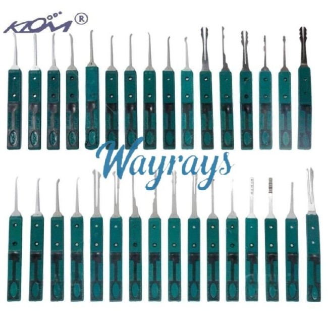 KLOM brand 32pcs hook pick tool,use for residential locks