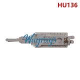 Lishi HU136 2 in 1 tool.Support Renault/Dacia