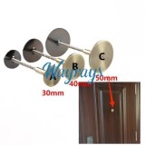 Universal security door peephole plug tool, gold color only.