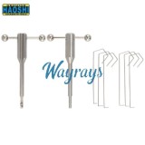 Haoshi brand stainless steel tool for UK window blind lock
