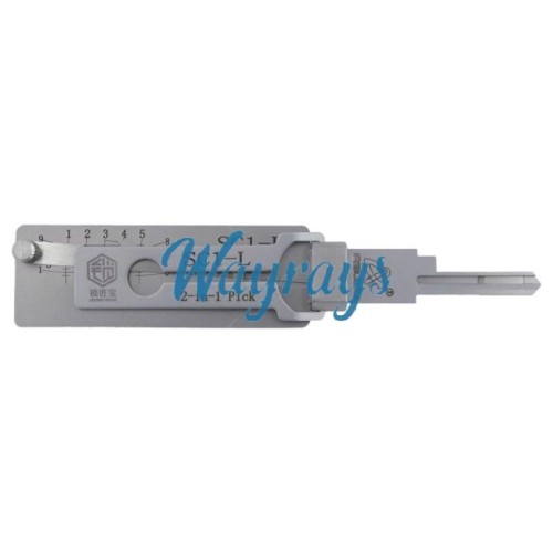 SC1-L Schlage 2 in 1 lock pick decoder tool.Support USA schlage residential decoder