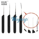 HUK brand straight handle pick for automotive locks.