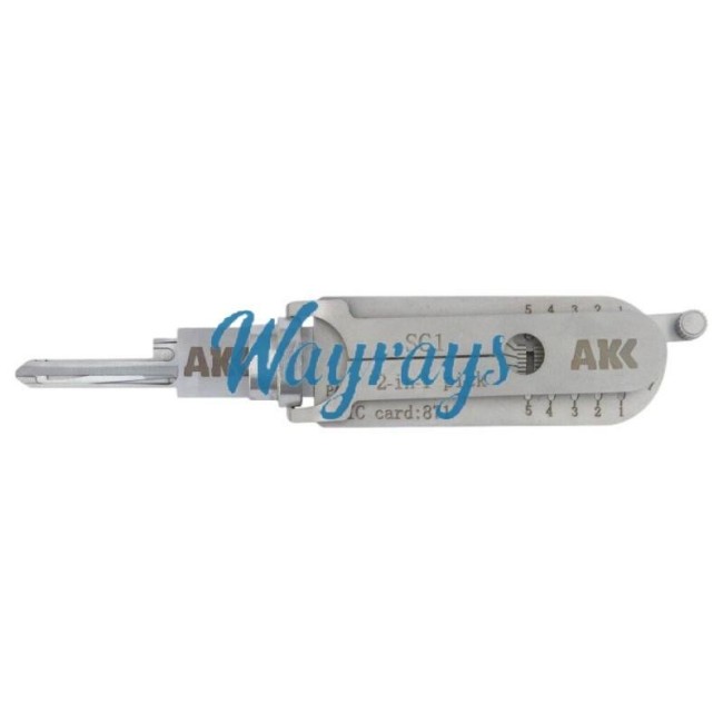 AKK SC1 2 in 1 Schlage lock pick decoder tool.