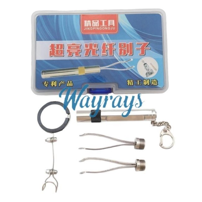 Tension wrench& magnifying glass&lock borescope with strong light tool set
