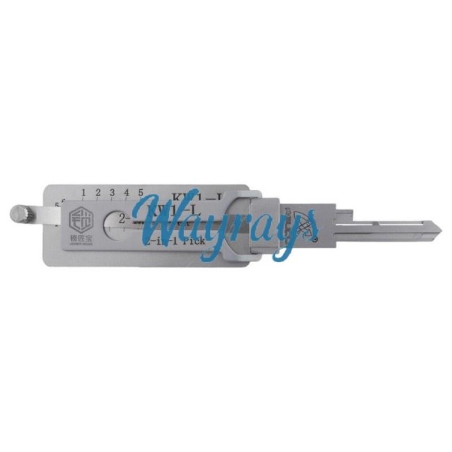 KW1-L Kwikset 2 in 1 lock pick decoder tool.Support USA kwikset residential decoder