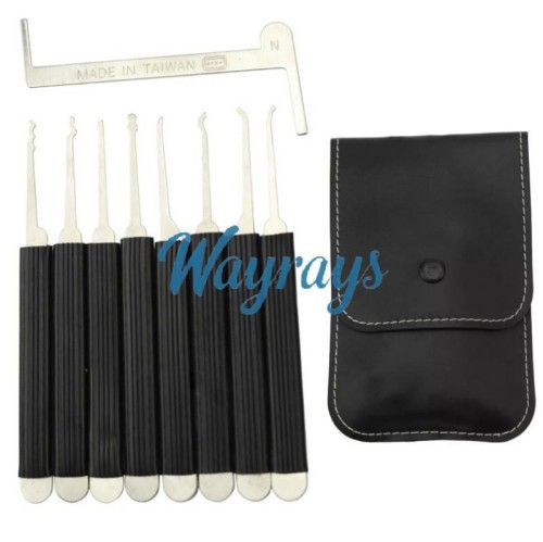 Hook pick tool use for residential lock