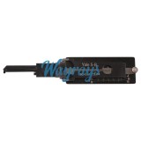 Yale-5B 2 in 1 lock pick decoder tool.Support residential decoder