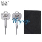 [Big]HUK brand garage door & roller shutter cross locks try-out key tool set (coarse tooth,fine tooth).