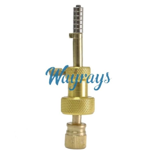 Rear-adjustable copper magnetic lock tool,diameter is 6.0mm,also use for old style wangli security door magnetic lock.when adjusting the front magnetic pin positions in lock cylinder, there is no need to withdraw the tool; simply rotate the rear knob directly.