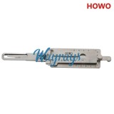 Lishi HOWO 2 in 1 tool.Support HOWO heavy-duty truck