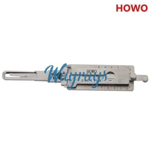 Lishi HOWO 2 in 1 tool.Support HOWO heavy-duty truck