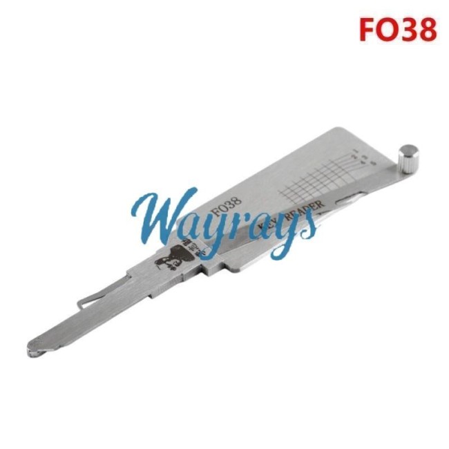 Lishi FO38 (Key reader) 2 in 1 tool.Support Ford Lincoln