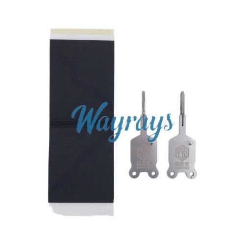 High-efficiency cross-shaped foam filling tool for lock cylinder filling issues.