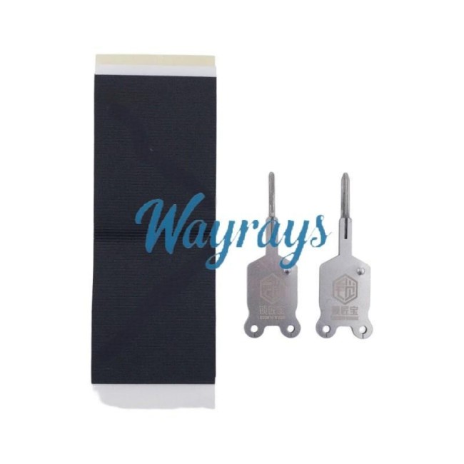 High-efficiency cross-shaped foam filling tool for lock cylinder filling issues.