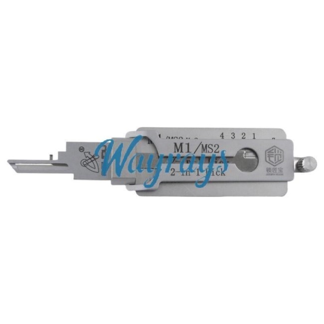 M1/MS2 Master 2 in 1 lock pick decoder tool.Support USA Master residential&new energy vehicle decoder.