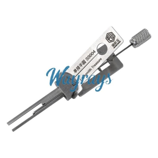 SS004 2 in 1 lock pick decoder tool.Support residential decoder