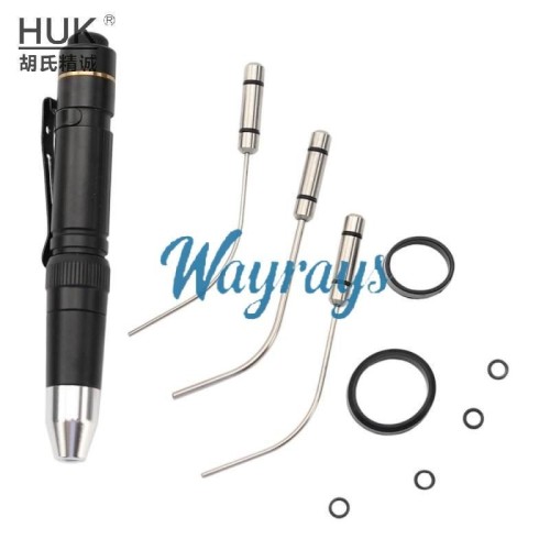 HUK brand precision fiber optic lock borescope integrated flashlight