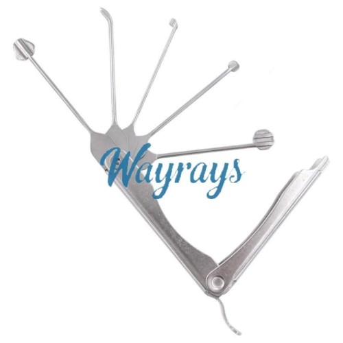 Flip model hook pick tool,use for residential lock:padlock, room door lock,bollard lock
