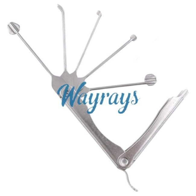 Flip model hook pick tool,use for residential lock:padlock, room door lock,bollard lock