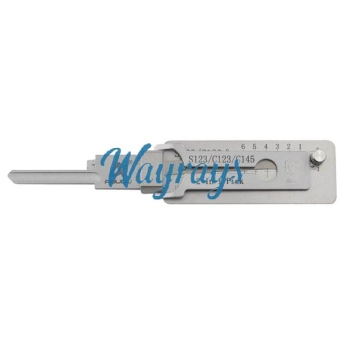 S123/C123/C145 Schlage 2 in 1 lock pick decoder tool.Support USA schlage residential door decoder
