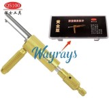 Lock pick tool. use for residential locks: kaba locks, recommended for locksmiths with hook pick experience. featuring a concentric circle design, the central tube is made of smooth stainless steel with precisely calibrated clearance. this allows for exceptionally smooth rotation and minimal friction during operation.
