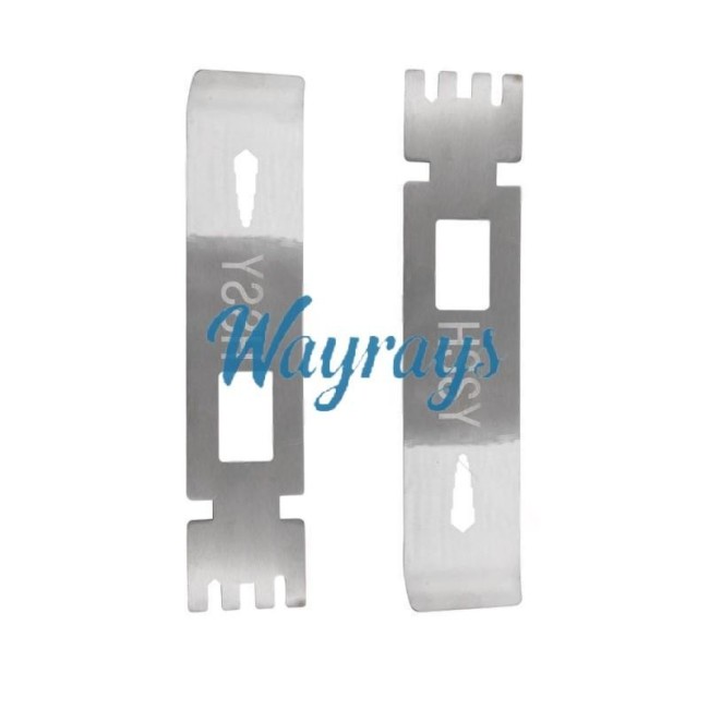 Door gap insert tool,Compatible with security door locks, typically allows rapid entry within three minutes. also works on hotel doors and car trunks. ideal for newer model, peephole-free security doors.