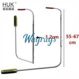 HUK brand straight rod bent-head peephole tool with adjustable length (55cm-67cm)