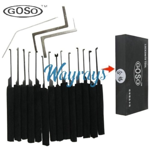 GOSO brand hook pick tool,use for residential locks:AB kaba lock,AB kaba crescent lock. can be easily opened, whether with i-pins or without.