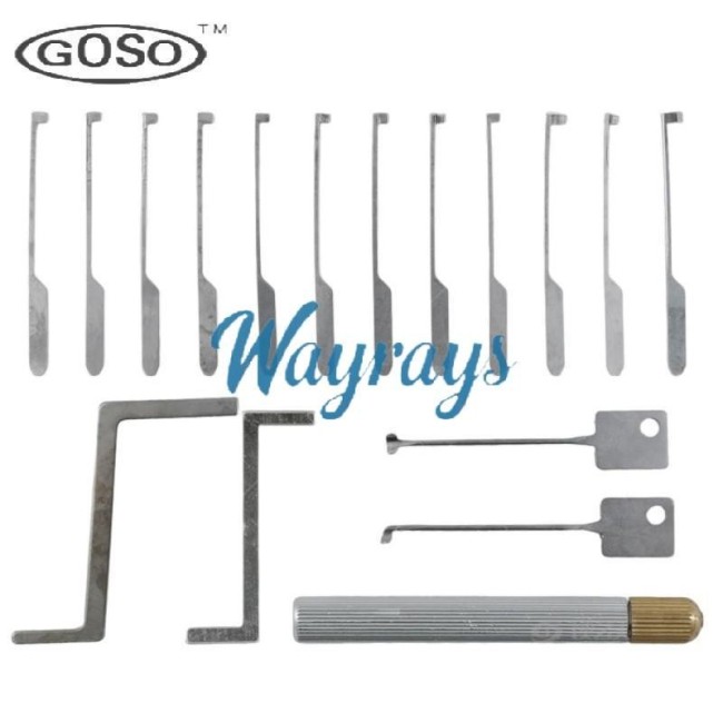 GOSO brand hook pick tool,use for residential locks:kaba lock