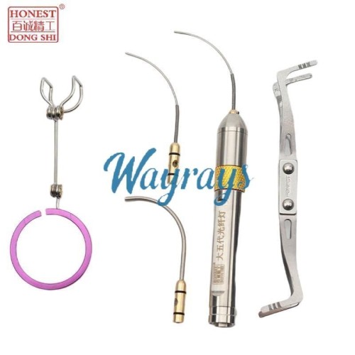 Honest brand tension wrench&lock borescope with strong light tool set