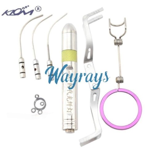 KLOM brand tension wrench&lock borescope with strong light tool set