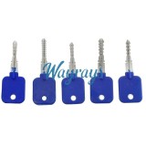 Cross lock key try-out key tool.
