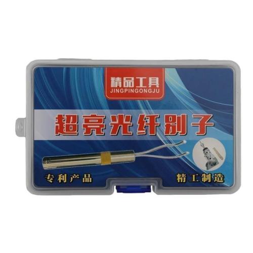 Tension wrench with magnifying glass with lock borescope with strong light