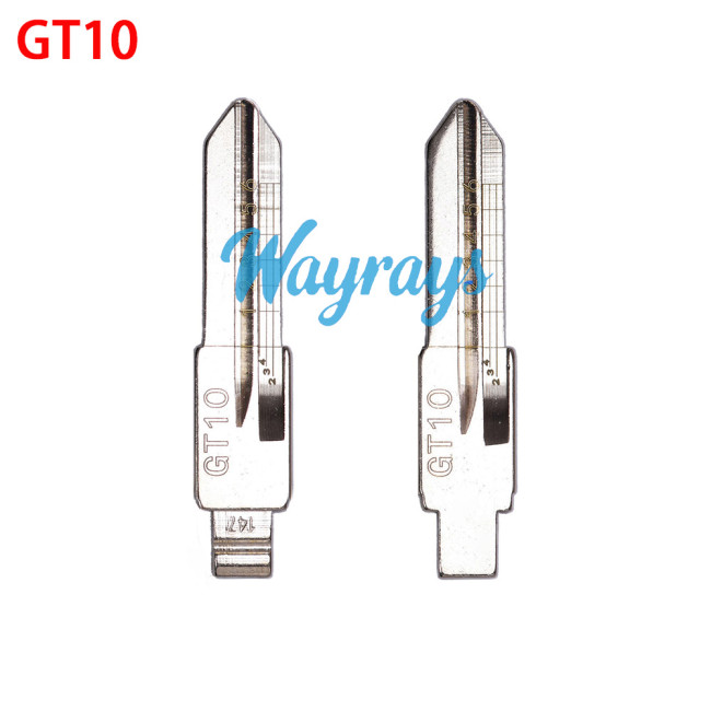 For GT10 Fiat key blade with scale