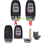 For Audi key shell without logo