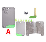 [Buckle type,don't need glue]For Renault Laguna key shell  without logo