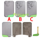[Need glue type]For Renault Laguna key shell  without logo,if need buckle type,it is KZ-REN021