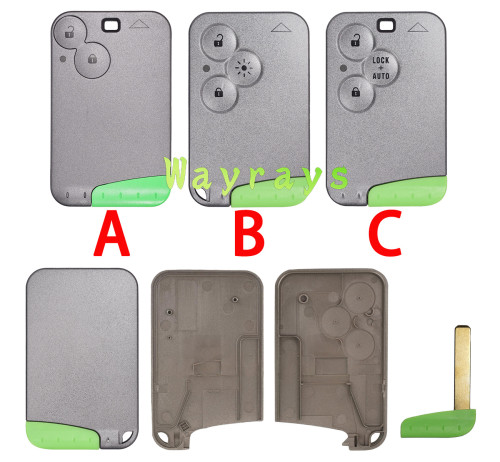 [Need glue type]For Renault Laguna key shell  without logo,if need buckle type,it is KZ-REN021
