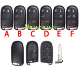 For Chrysler Grand Cherokee M3N-40821302 ID46 chip PCF7945A/PCF7953A with ASK 434mhz keyless remote key
