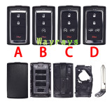 For Jeep Wrangler M3NWXF0B1 4A chip HITAG AES with ASK 434mhz keyless remote key