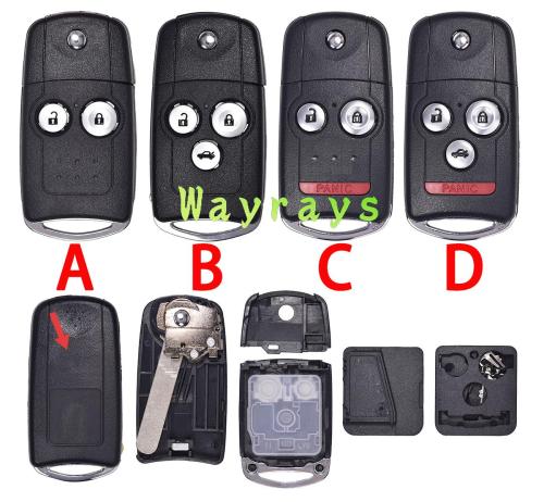 For Honda key shell without logo place